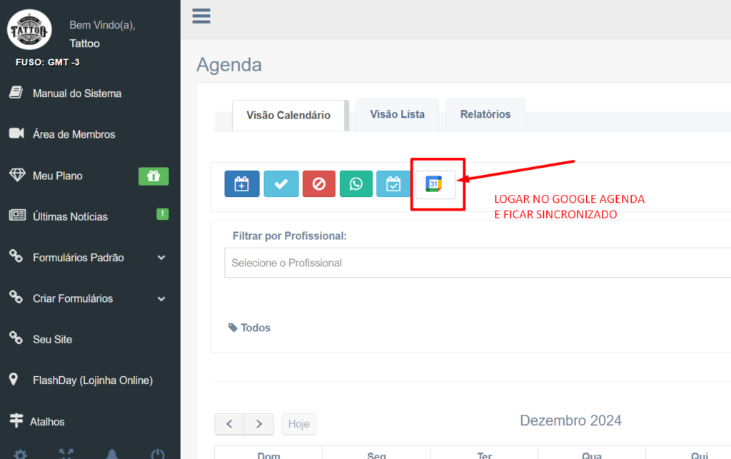 Como Integrar a Agenda do GestãoInk com o Google Agenda 2025