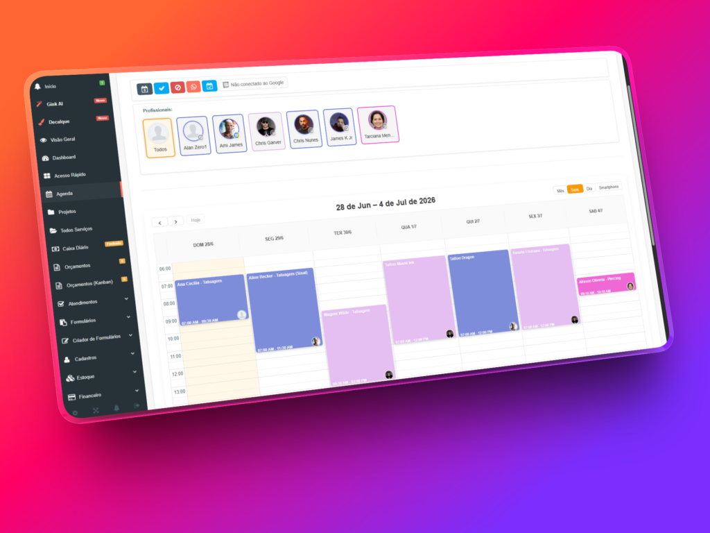 Como Usar o WhatsApp do GestãoInk para Agendamentos e Consultas