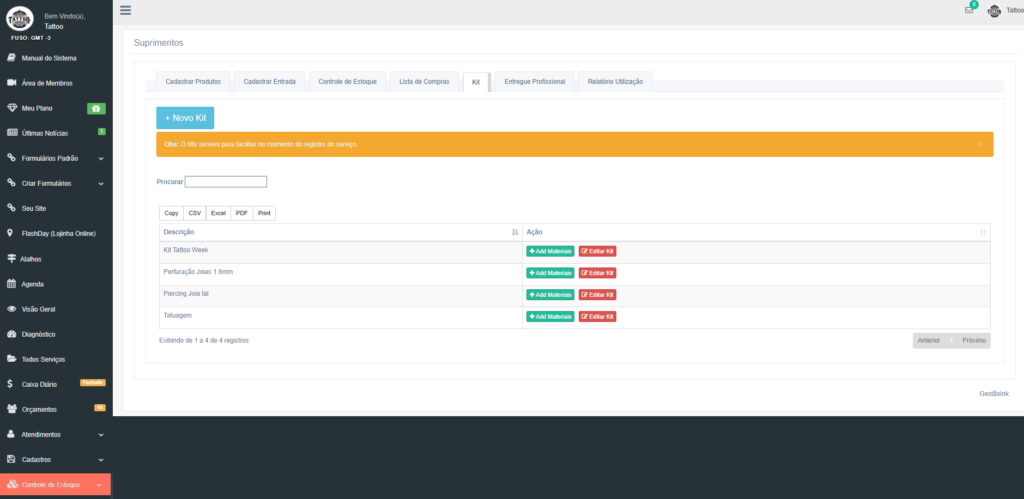 Controle de Estoque no GestãoInk: Guia Completo para Materiais e Suprimentos