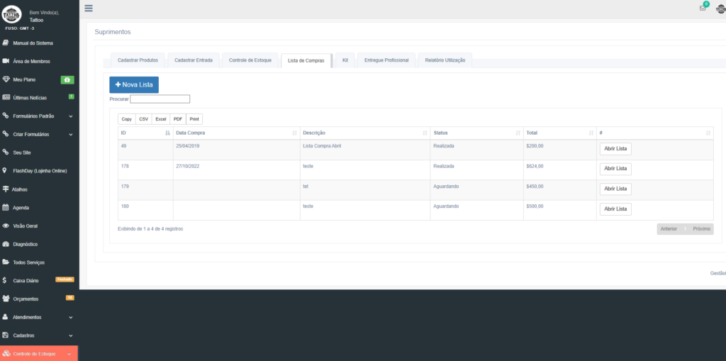 Controle de Estoque no GestãoInk: Guia Completo para Materiais e Suprimentos